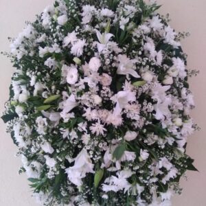 Coroa de Flores Neve